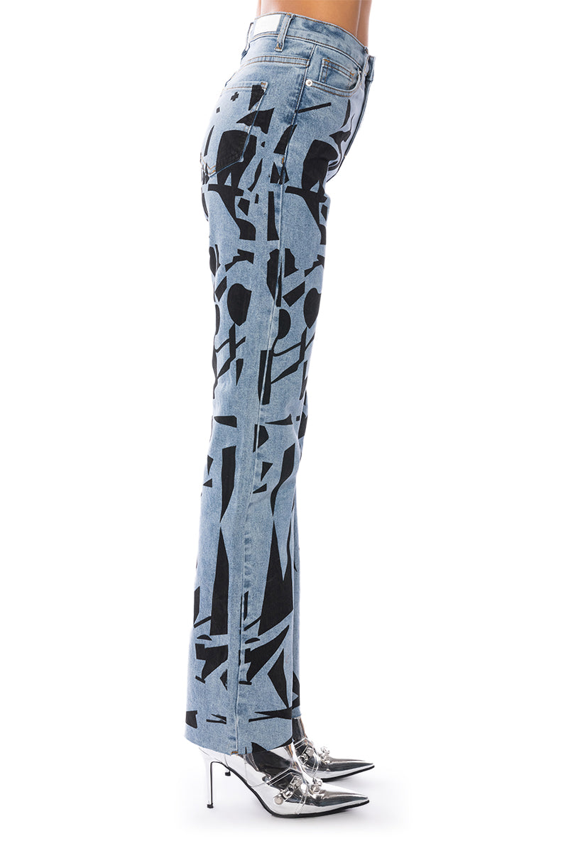 Full View Better Off Painted Relaxed Fit Jeans