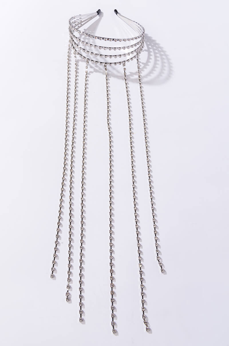 Side View Better Than Extensions Rhinestone Drip Headband