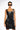 Back View Big Distraction Mesh Detail Mini Dress