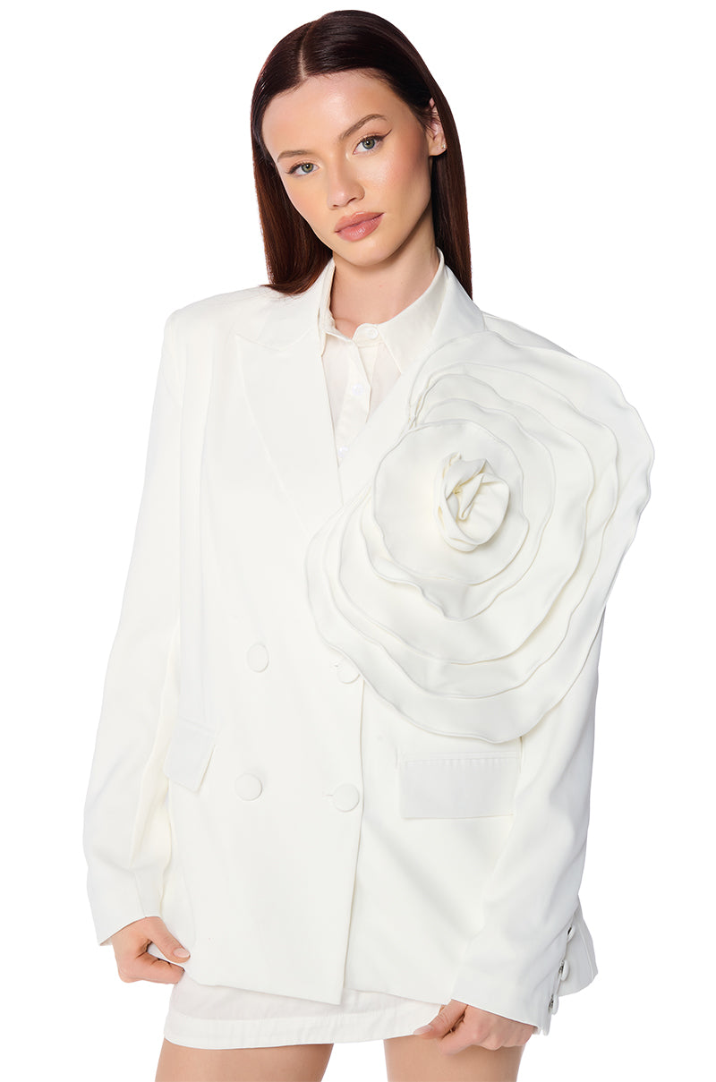 BIG LOVE FLORAL BLAZER view 0