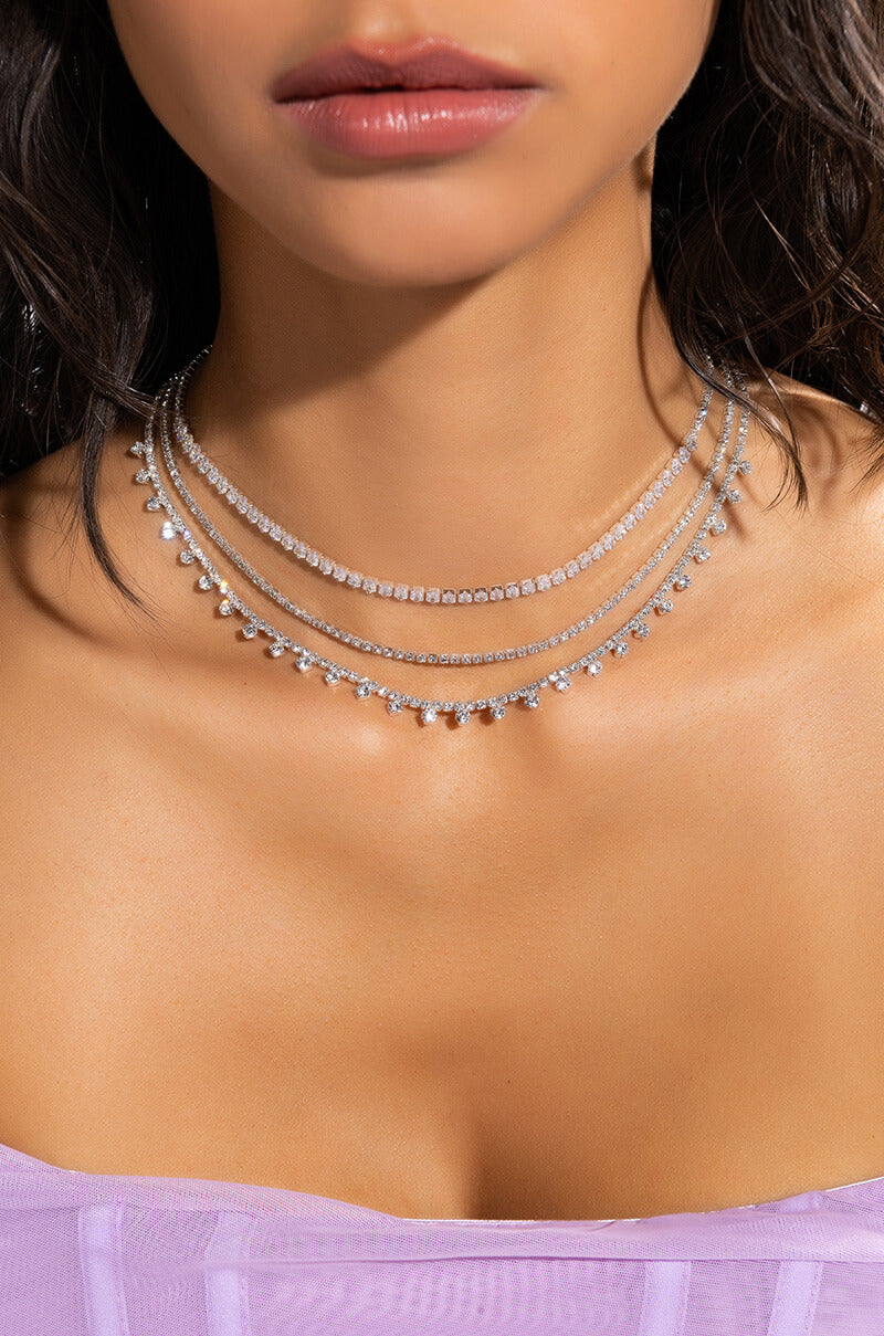 BIG MISS CZ CHOKER SET view 0