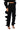 Front View Big Statement Energy Scuba Straight Leg Trouser