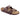 Side View Birkenstock Arizona Birko-flor Narrow Sandal in Dark Brown