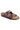 Side View Birkenstock Arizona Birko-flor Narrow Sandal in Dark Brown