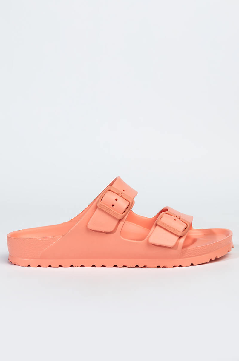 Back View Birkenstock Arizona Eva Coral Peach Sandal 2