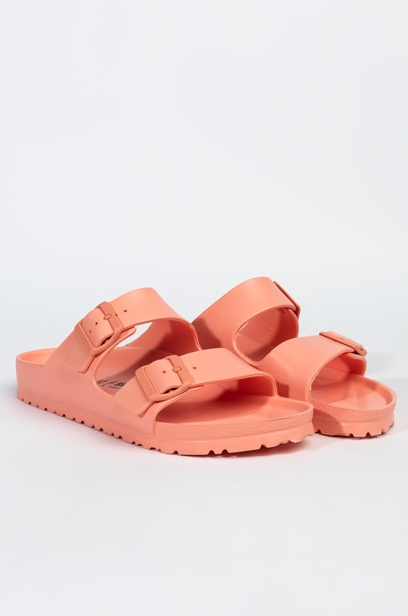 Full View Birkenstock Arizona Eva Coral Peach Sandal 4