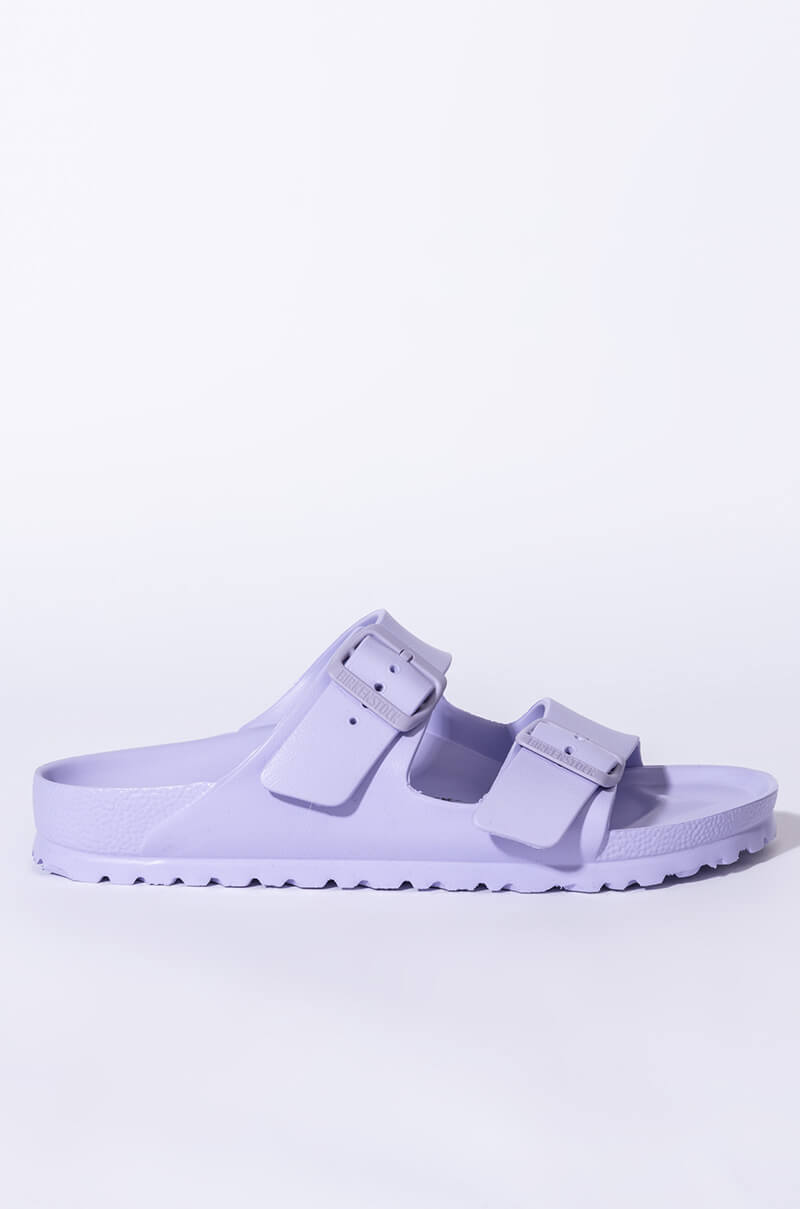 Back View Birkenstock Arizona Eva Purple Fog Sandal