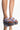 Front View Birkenstock Arizona Patent Purple Fog Birko-flor Sandal