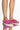 Front View Birkenstock Sienna Fuchsia Tulip Suede Sandal