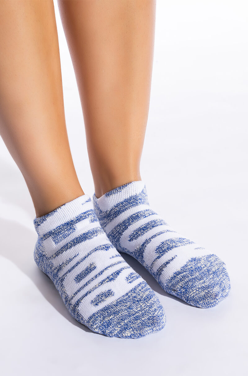 Side View Birkenstock Slub Ankle Socks