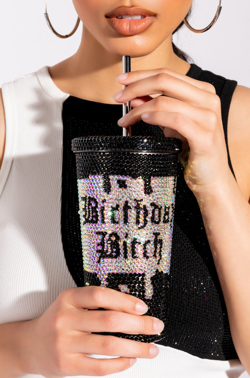 BIRTHDAY DECORATIVE RHINESTONE CUP view 0