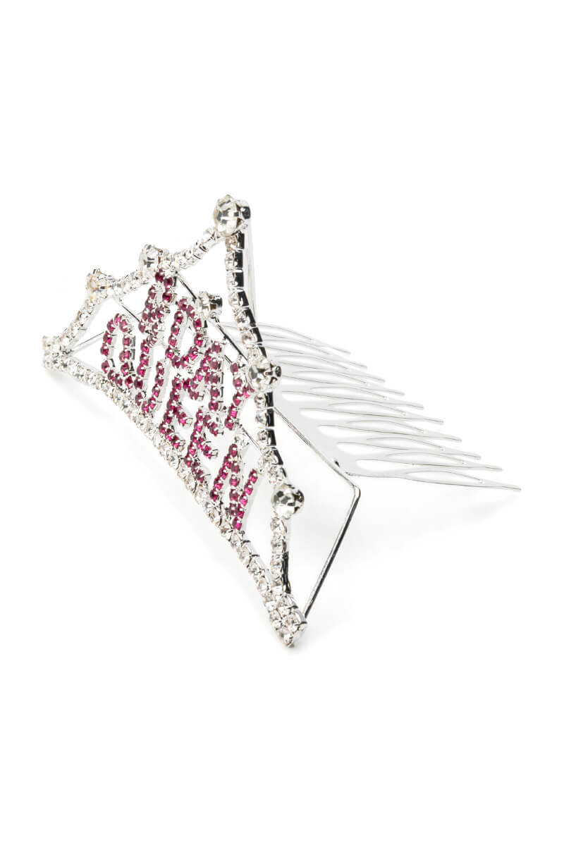 Back View Birthday Queen Crown