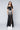 Side View Black Label Its Not A Dream Full Stone Maxi Gown in Black