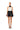 Extra View Black Tie Lady Sleeveless Halter Mini Dress