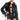 Front View Black Widow Ultra Crop Lace Up Moto Jacket