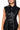 Extra View Blaire Flared Faux Leather Mini Dress