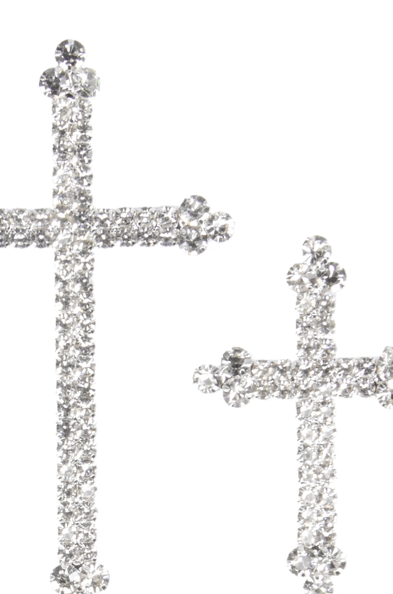 Back View Bless Me Cross Brooch Pack