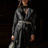 Front View Blessed And Well Dressed Pleather Trench