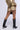 Back View Blinding Lights Faux Leather Short With 4 Way Stretch