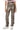 Front View Blinding Lights Ruched Metallic Faux Leather Jogger