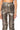 Extra View Blinding Lights Ruched Metallic Faux Leather Jogger