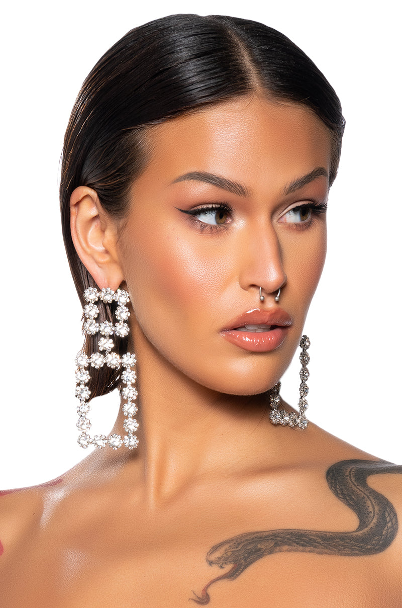 Front View Bling Earring 0