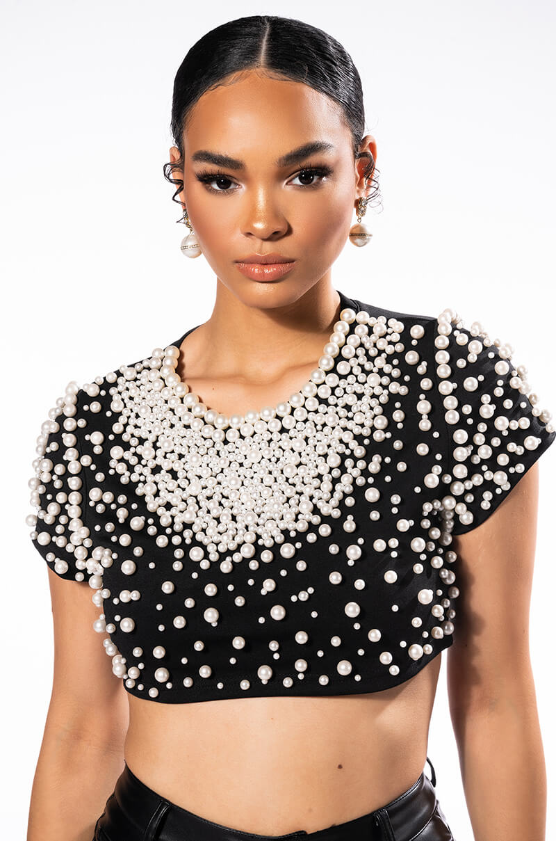 BLING IT ON EMBELLISHED T SHIRT view 0