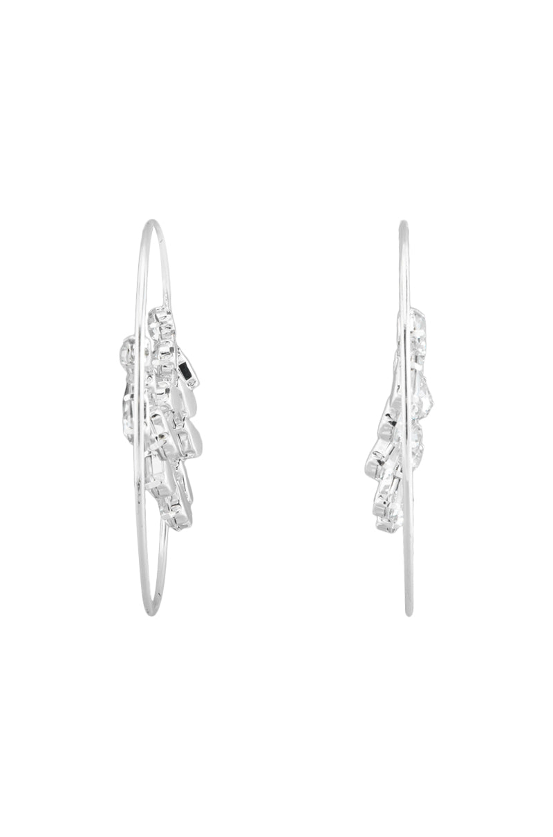 Side View Bling Me Out Hoop