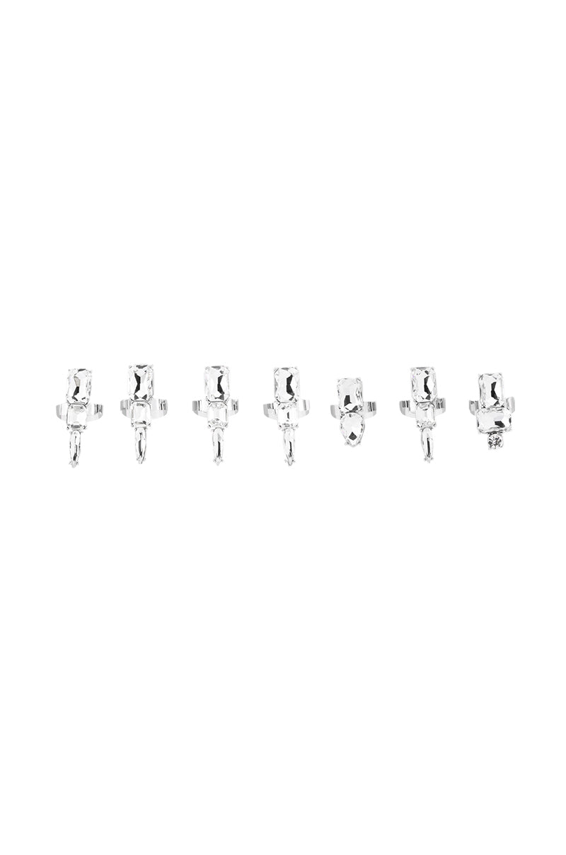 Side View Bling Of Armor Ring Set 1