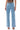 Front View Blue Jean Baby Wide Leg Utility Jeans