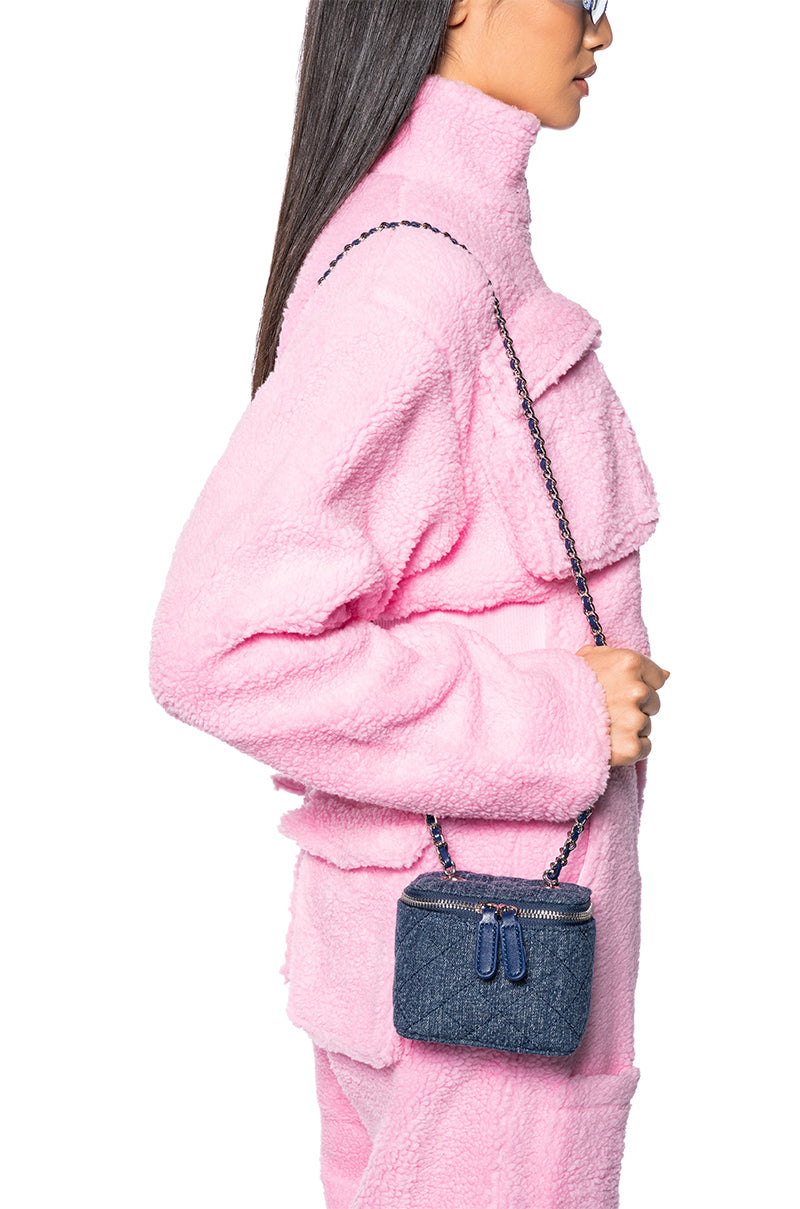 BLUE JEAN MINI PURSE view 0
