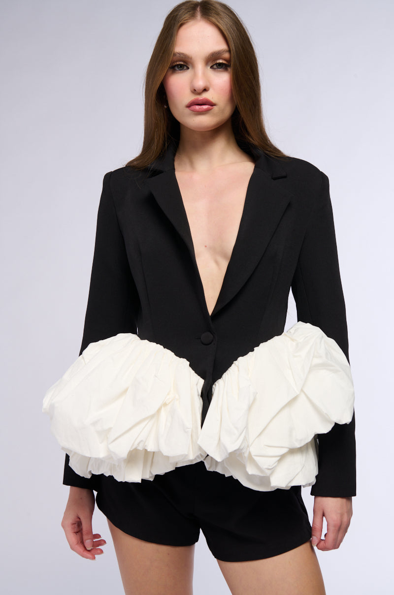 BONNE NUIT PEPLUM BLAZER view 0