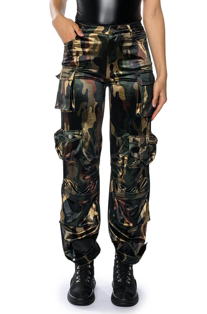 Front View Bonne Soiree Cargo Pants