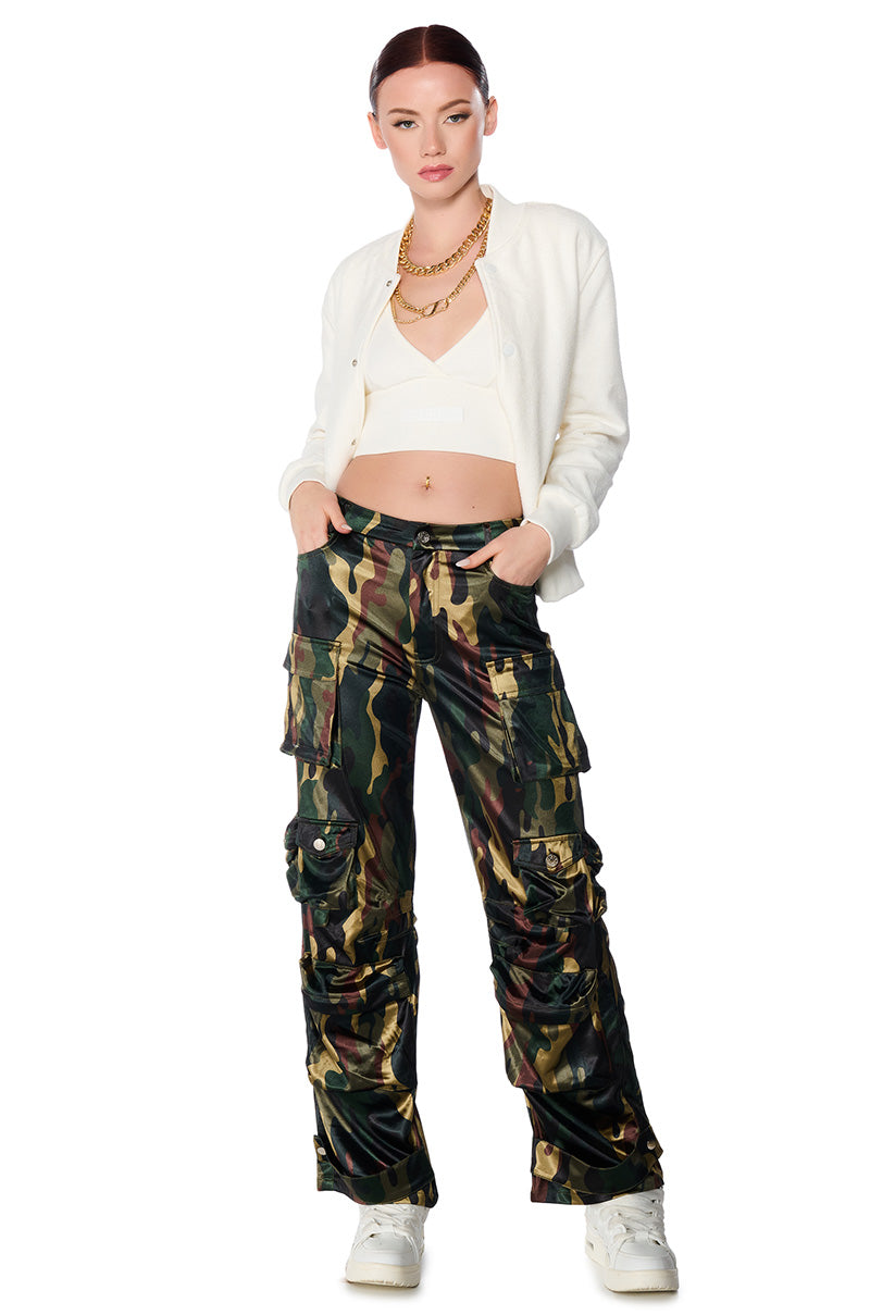 Side View Bonne Soiree Cargo Pants