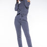 Front View Bonsoir High Waist Skinny Sweatpant