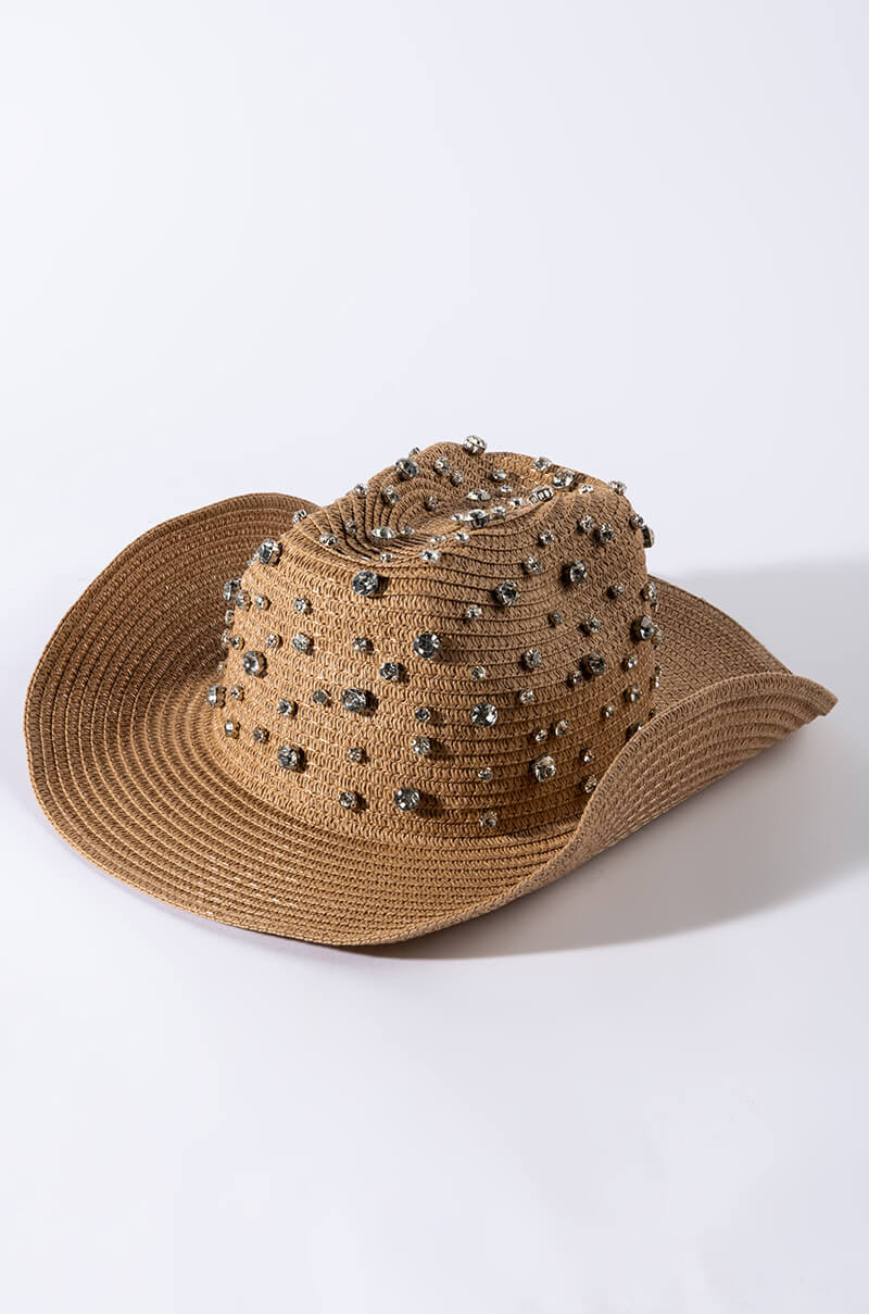 Back View Boot Scoot Raffia Gem Cowboy Hat
