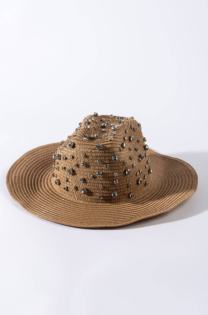 Full View Boot Scoot Raffia Gem Cowboy Hat