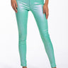 Front View Born To Shine Metallic Skinny Pants