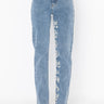 Front View Boss B Hi-rise Straight Jeans