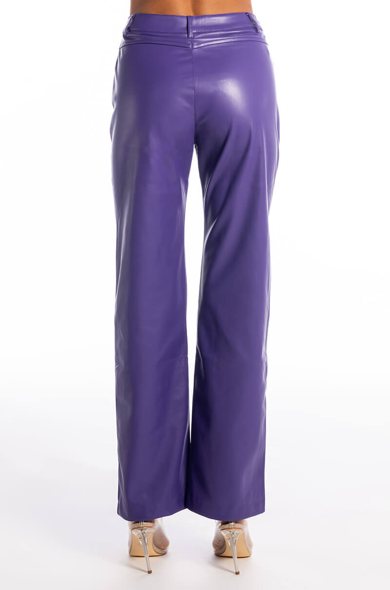 Extra View Boss Up Faux Leather Pants