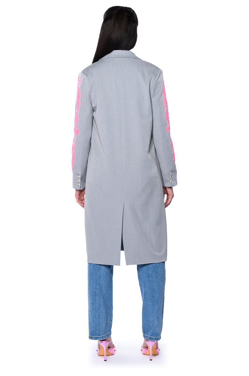 Extra View Bowery Embroidery Trench