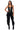 Front View Break It Down Faux Leather Relaxed Fit Jumpsuit