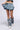 Front View Break Up With Your Girlfriend Pleated Denim Mini Skirt