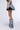 Side View Break Up With Your Girlfriend Pleated Denim Mini Skirt