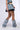 Back View Break Up With Your Girlfriend Pleated Denim Mini Skirt