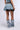 Detail View Break Up With Your Girlfriend Pleated Denim Mini Skirt