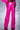 Front View Bright Bright Pink Sequin Trouser