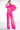 Side View Bright Bright Pink Sequin Trouser