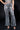 Front View Brightness Sequin Flare Pant In Silver