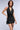 Side View Bring It Embellished Cowl Neck Mini Dress In Black